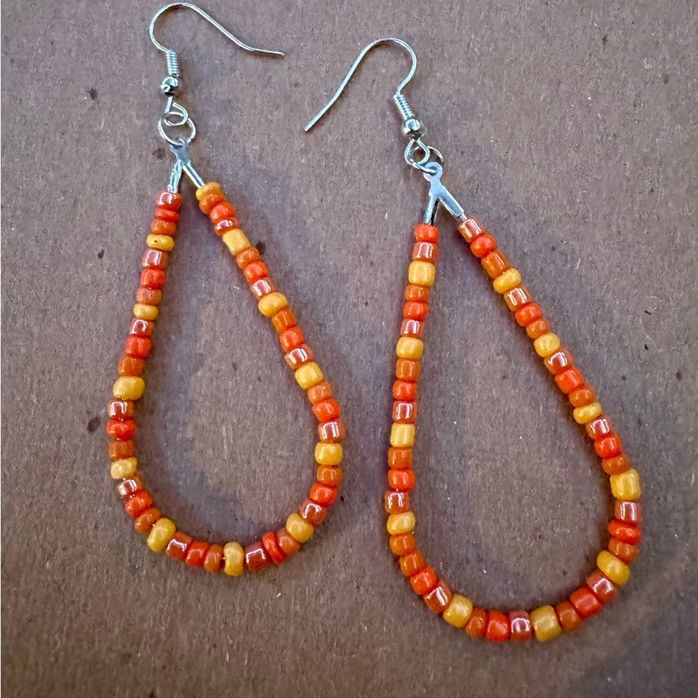 Handmade Seed bead earrings